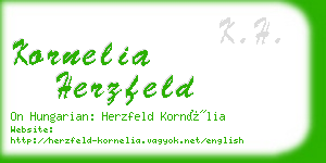 kornelia herzfeld business card